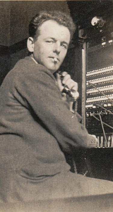 My Grandpa, Charlie Hibbitt, at the telephone exchange