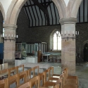 Inside the Parish Church at Newland, Gloucestershire