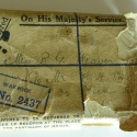 Original Envelope containing the Box with Henry J Weaver's WWI Medals
