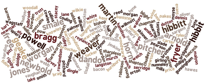 Hibbitt Family Tree Surnames