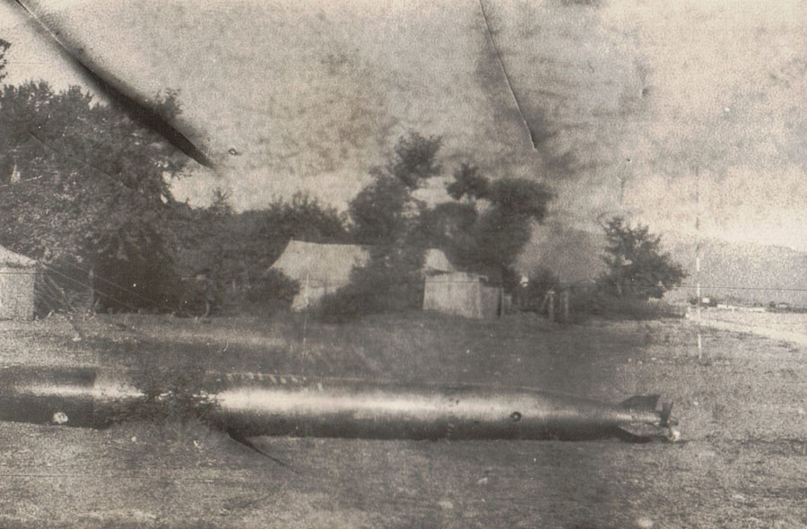 A torpedo from the German submarine UC 37 beached on the shore at Stavros after missing the HMS Abercrombie during World War I. A torpedo from the German submarine UC 37 beached on the shore at Stavros after missing the HMS Abercrombie during World War I.